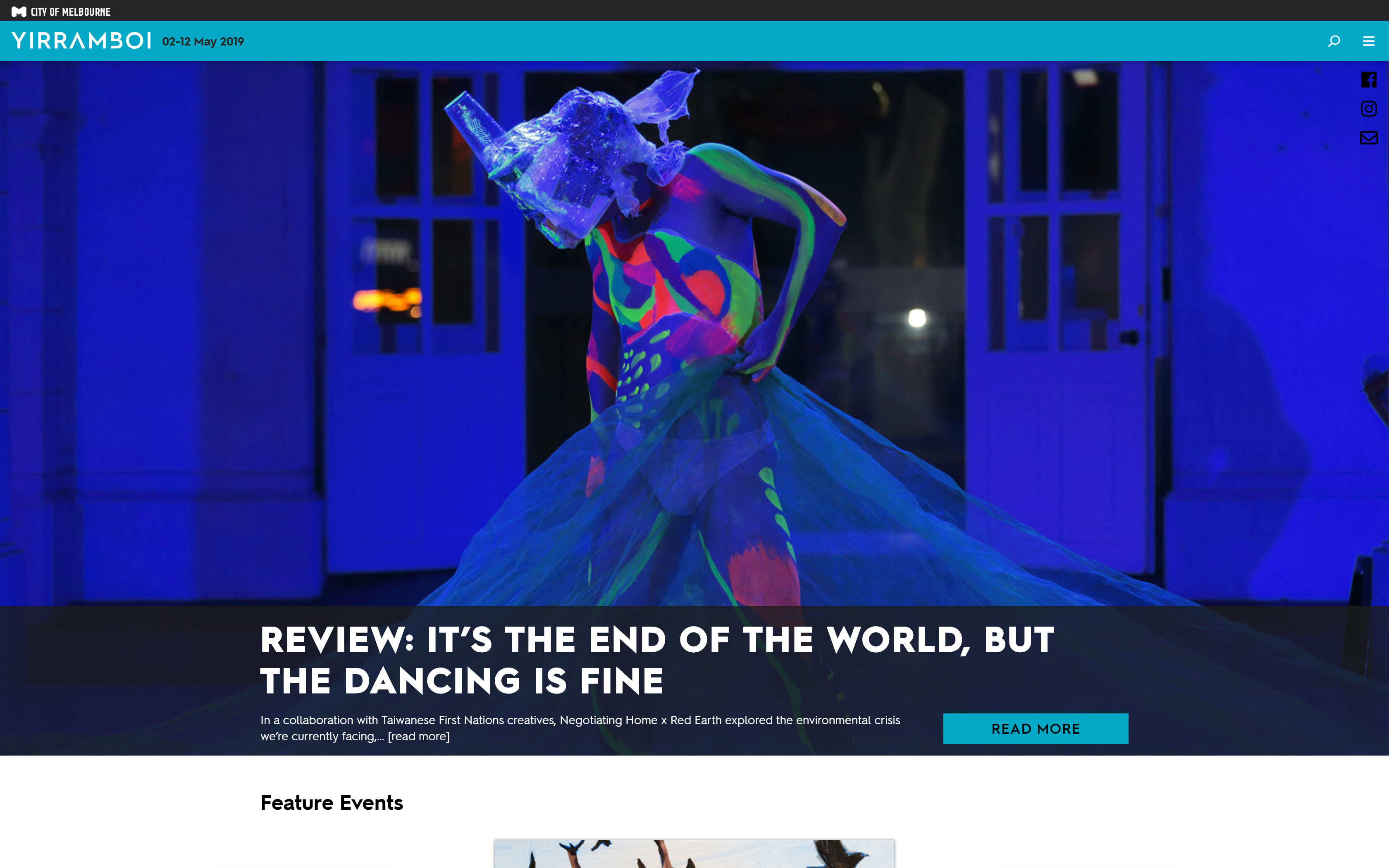 Yirramboi Festival 2019 home page